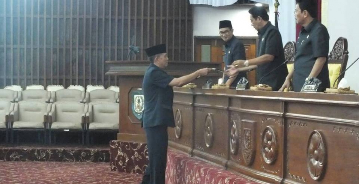 Rapat paripurna DPRD Provinsi Bengkulu