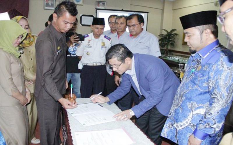 Penandatanganan nota kesepakatan (MoU) dengan PT. Cemindo Gemilang