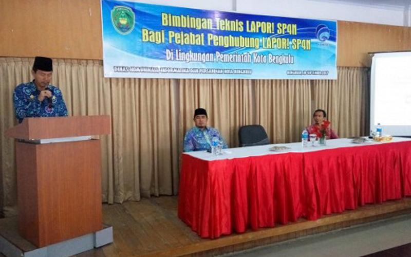 Bimtek aplikasi Layanan Aspirasi Pengaduan Online Rakyat (Lapor) Sistem Pengelolaan Pengaduan Pelayanan Publik Nasional (SP4N)