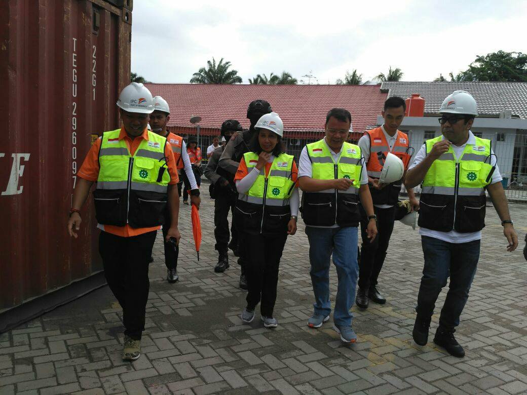 kunjungan mentri BUMN Ke PT Pelindo II Bengkulu
