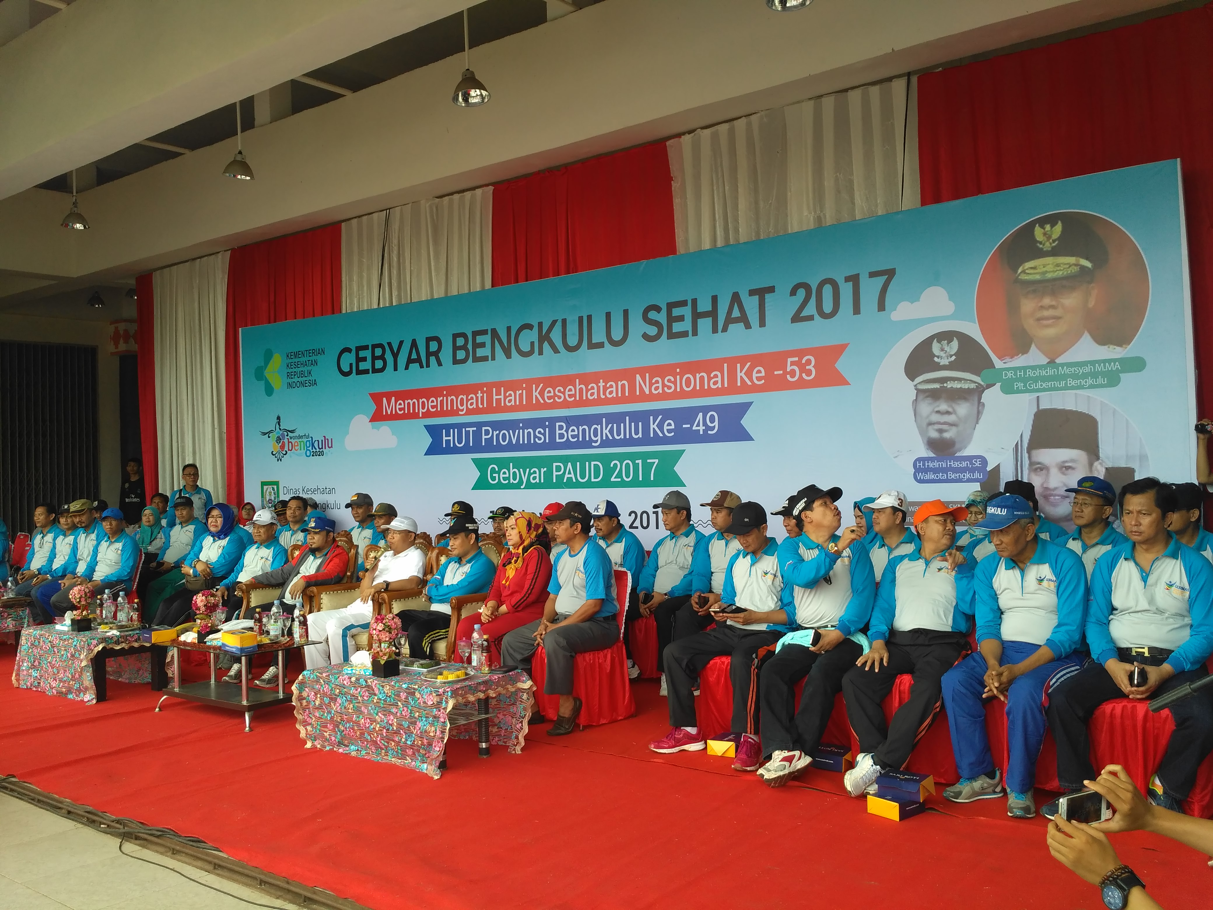  Plt Gubernur Rohidin Mersyah video conference (Vicon) bersama Wakil Presiden RI