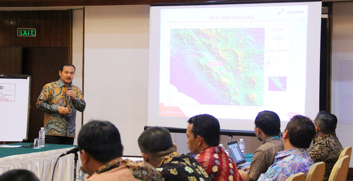 Pemaparan geothermal Hululais oleh Project Manager Hululais PGE Hasan Basri