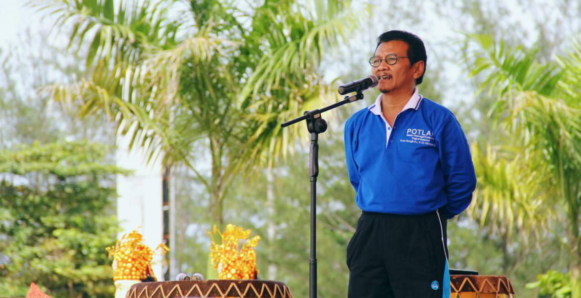 Sambutan Sekretaris Deputi Bidang Pembudayaan Olahraga Kemenpora RI, Bambang Laksono