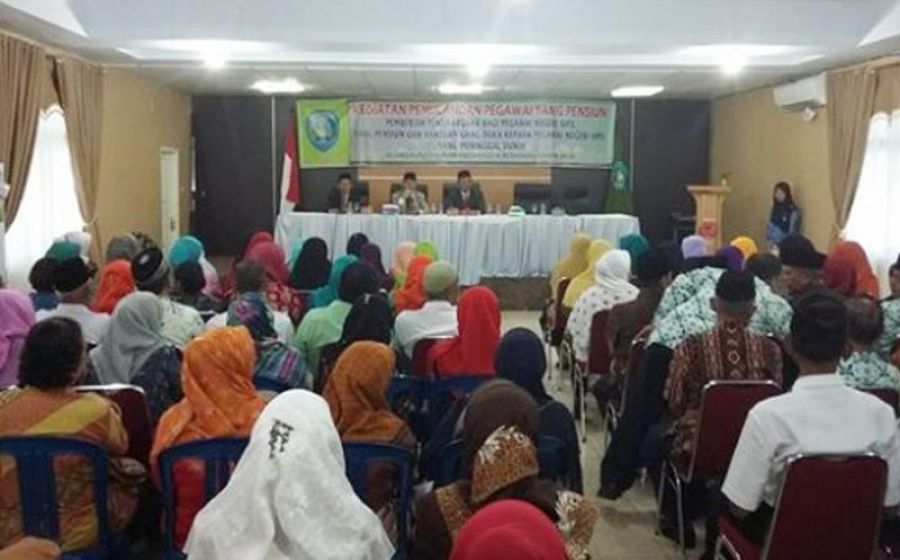 134 Pegawai Negeri Sipil (PNS) pensiun dari Pemkot Bengkulu