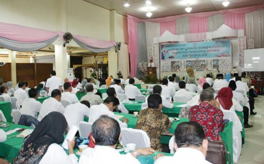 Sosialisasi dan lokakarya strategi komunikasi program Kotaku di Graha Asiah Wedika Hotel