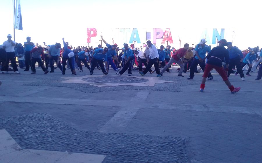 Suasana Senam Fantastis Plt Gubernur Rohidin Mersyah