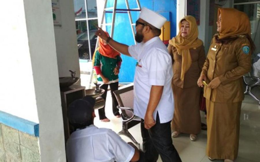 Fasilitas layanan baru yang terpasang di RSUD kota Bengkulu yakni, Air kran langsung minum (Drinking water)