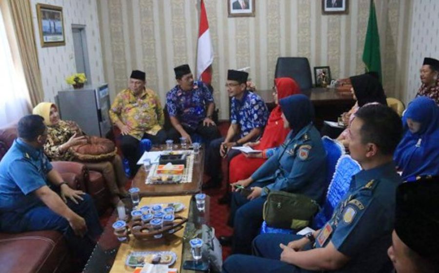 Rapat dalam rangka kegiatan latihan kesehatan yang fokus pada wilayah bencana dan pemberdayaan masyarakat