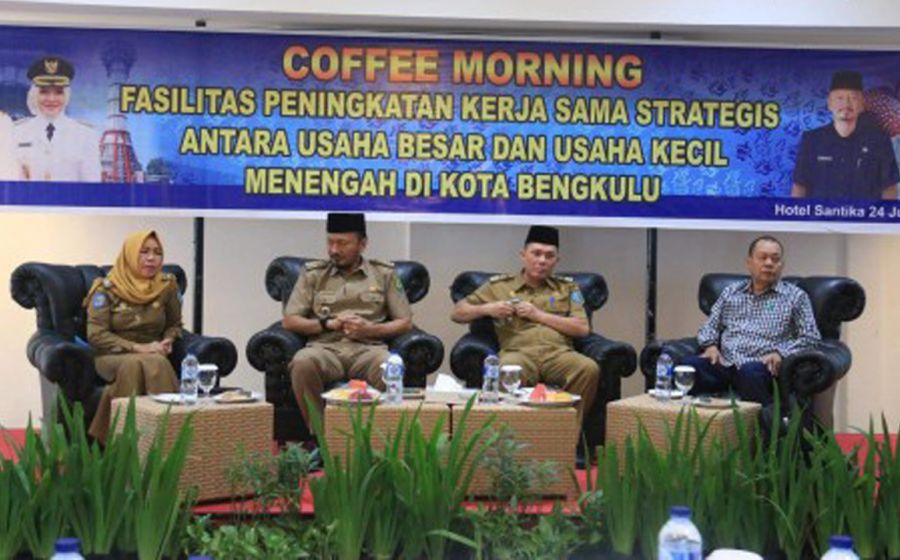 Coffee morning mengenai fasilitas kerjasama strategis usaha besar dan usaha kecil menengah