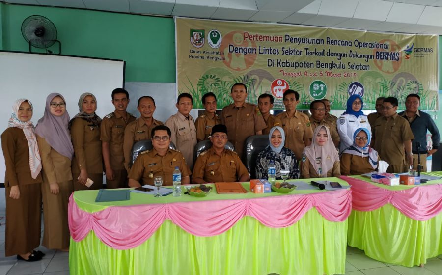 Pertemuan Rencana Operasional Dengan Lintas Sektor Terkait Dukungan Gerakan Masyarakat Hidup Sehat di Kabupaten Bengkulu Selatan