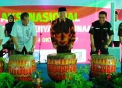 Aksi sosial penyalahgunaan obat di Badan Pengawas Obat dan Makanan Bengkulu, Rabu