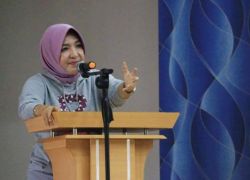 Wawalikota Bengkulu memberikan sambutan pada apel gabungan dalam rangka memeriahkan hari ulang tahun ke-72 proklamasi kemerdekaan Republik Indonesia tahun 2017 di Aula Kantor Walikota